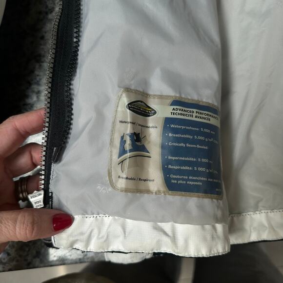 COLUMBIA Vertex Omni-Shield Women’s Waterproof Hooded Jacket Black White M - Picture 10 of 12